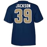 Rams - Reebok NFL Game Gear Tee - Men's - Jackson, Steven ( sz. XL, Navy : Jackson, Steven : #39 : Rams )