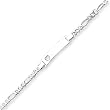 Sterling Silver Baby ID Bracelet - 6 Inch