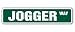JOGGER -Street Sign- jog running runner exercise gift