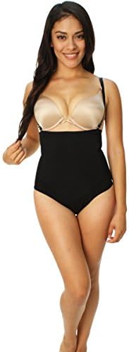Koketa Women's Body Hilo Body Siluet Latex Sculpting Shapewear-XL Black