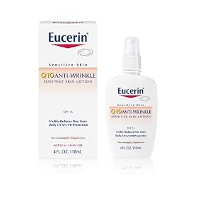 Eucerin Sensitive Skin Q10 Anti-Wrinkle Sensitive Skin Lotion SPF 15 Facial Treatment Products