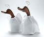 Wood Duck - Small Angel Lawn Ornament - Set of 3 (Brown/White) (6"H x 2.5"W x 4"D)