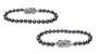 5.5x6mm Black Freshwater Cultured Pearl Bracelet - 7inches