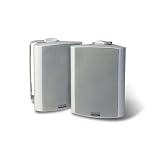 Buy KLH MSAT-6W 6-1 2 150 Watt 3-Way Indoor Outdoor Speakers (White)