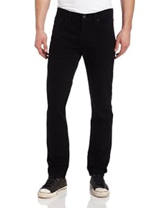 Levi's Men's 511 Slim Fit Jean, Black Stretch, 34x32