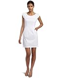 BCBGMAXAZRIA Womens Dorine Cap Sleeve Shift Dress, White, 10 BCBGMAXAZRIA Womens Dorine Cap Sleeve Shift Dress, White, 10