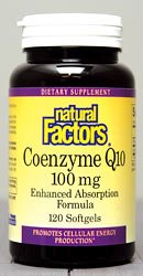 Coenzyme Q10 100mg in Rice Bran Oil - 120 - Softgel
