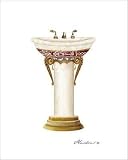 Wash Pedestal 07 Art Poster Print by Consuelo Gamboa, 4x6