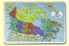 Canada Map Placemat