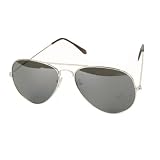 UB Classic Aviator Sunglasses with Reflective Lenses