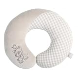 Tuc Tuc Grey Baby and Toddler Neck Support Pillow.Travel NeckSaver. Natural Collection.