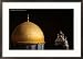 Al-Aqsa Mosque, Dome of the Rock and Russian Orthodox Church on Right, Jerusalem, Israel Places Framed Photographic Poster Print by Izzet Keribar, 29x21