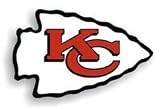 Kansas City Chiefs 12 Right Logo Car Magnet