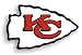 Kansas City Chiefs 12 Right Logo Car Magnet