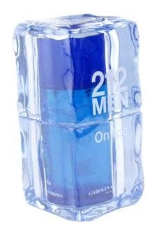 212 On Ice By Carolina Herrera Mens Eau De Toilette (EDT) Spray (Blue) 3.4 Oz