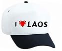 I Love Laos White Cap