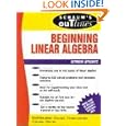 Schaum's Outline of Beginning Linear Algebra by Seymour Lipschutz and Seymour Lipschutz
