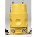 Leviton 660-515CV-0CV 15 Amp Vinyl Connector Grounded 125 Volt, Yellow