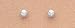 14kt White Gold Ball Earrings