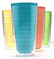 Tropix Summer Rainbow Set of Four 23 oz.Tumblers