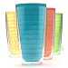 Tropix Cool Rainbow Set Of Four 23 oz. Tumblers