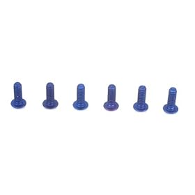 6946 FT Button Head Cap Screws Blue Alum 4-40x5 16(6) from Associated Electric Car Kits