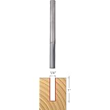 Buy Freud 04-110 1 4-Inch Diameter by 1-Inch Double Flute Straight Router Bit with 1... by Freud