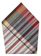 Durable Hand Woven 100% Cotton White and Yellow Plaid Napkins 22x22 Inches Set of Six