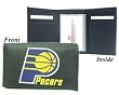 Indiana Pacers Embroidered Leather Tri-Fold Wallet - Basketball Sports Merchandise