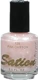 SATION Professional Pink Chiffon Nail Polish 0.5oz (Color: 128)
