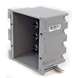 Electrical Boxes: 2 Gang PVC Box With Swing Brac