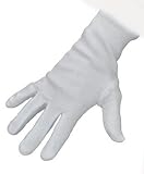12 Paar Baumwoll Trikot Handschuhe Baumwollhandschuhe weiß gebleicht Trikothandschuhe Größe: Medium (mittel) 9