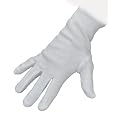 12 Paar Baumwoll Trikot Handschuhe Baumwollhandschuhe wei� gebleicht Trikothandschuhe Gr��e: Medium (mittel) 9