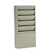 Buddy Products 5 Pocket Display Rack, Steel, 4 x 20.375 x 9.75 Inches, Putty (0811-6)