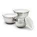 Cuisinart CTG-00-SMB Mixing Bowls with Lids, Set of 3