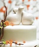 Weddingstar Contemporary Love Birds Cake Topper