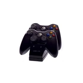Venom Twin Charging Cradle: Black (Xbox 360)