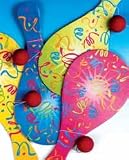 Neon Paddles & Balls (12/PKG)