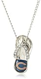 NFL Chicago Bears Crystal Flip Flop Necklace