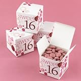 Sweet 16 Pink Favor Boxes