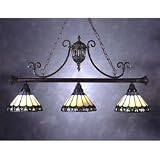 Dale Tiffany 3 Light Peacock Chandelier (French Verde Finish) (22H x 40W x 40D)