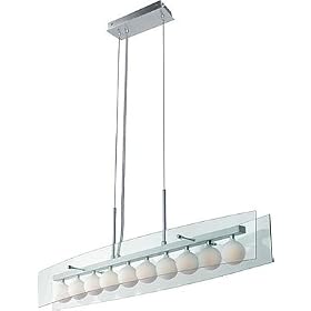 Alyssa 10 Lite In Line Ceiling Lamp
