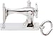 Sewing Machine Charm, Sterling Silver