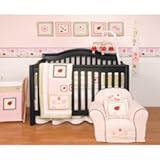 Lady Bug 6-Piece Baby Crib Bedding Set