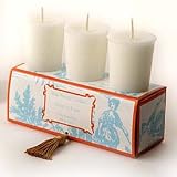 Set of 3 Votive Candles in Box, French Tulip Seda France