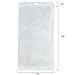 Extra Large 4 1/8 X 7 1/2 Ticket & Badge Holder - Heavy Duty Clear Plastic 4 X 7 Card Insert Protector for Sports Tickets, Press Passes and Name Badges by Specialist ID