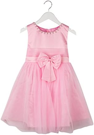 Ella Closets Bowknot Sash Tulle Baby Girls Party Dress, 4-8T