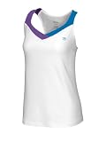 Wilson Damen Tennis-Top La Divine Tank, weiss/lavender/pool, S, WRA3362001000sm