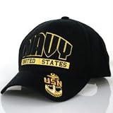 Zan Headgear Cap, US Navy, Yellow/Black