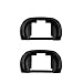 HomyWord 2 PCS Eyecup Viewfinder Eyepiece/Eye cup/Fits For Sony A7, A7 II,A7S, A7S II,A7R, A7R II, A58, A57, A65 Digital Cameras, Replace Sony FDA-11